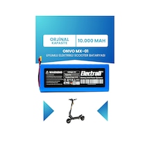 Onvo Mx-01 Uyumlu Batarya Standart Kapasite 48v 10.000mah Elektrikli Scooter Bataryası Çok Renkli