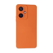 Magicool Vivo Y27 Kılıf Nano İçi Kadife Silikon - Turuncu
