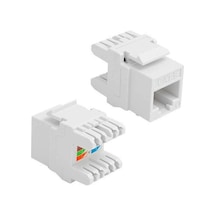 RJ45 Cat6 UTP 180 Derece Keystone Jack - 1 Adet