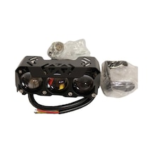 Motosiklet-scooter Sis Farı 12-60v Beyaz-sarı Çift Renk Ip67 Su Geçirmez Offroad 4x4 Suv Atv Tekne Far 1 Adet