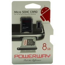 Powerway PWR-8 Micro 8 GB SD Hafıza Kartı