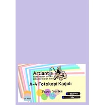 Lila Renkli A-4 Fotokopi Kağıdı 25 li 1 Paket Artlantis Fotokopi Renkli A4 Kağıdı
