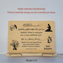 Münzevi Masaüstü Ahşap Rahle/tablet/kitap Tutucu-model014