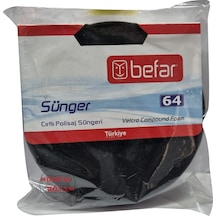 Befar Wax Pedi El Tipi 115 25 Mm Konik Kesim Siyah