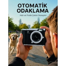 Otomatik Odaklamalı 4k Dijital Kamera 2.4 İnç Hd Ekran