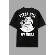 Startmore Adrift Pizza Killer Oversize T-shirt Siyah