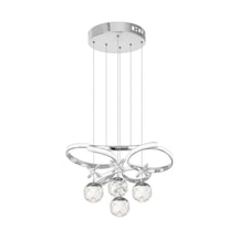 Eray Aydınlatma 9225-40 Kr 4 Toplu Krom Led Avize Krom
