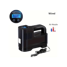 Kablolu-a Taşınabilir Hava Kompresörü Pompası, Kablolu Dijital Lastik Şişirme, Araba Hava Pompası, Araba Motosiklet Led Işıkları Lastik Şişirme