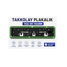 Plakalık Takkolay Taşlı Yeşil 1 Adet