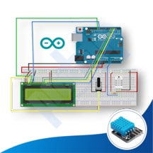 Arduino İle Uyumlu Sıcaklık Ve Nem Ölçümü Full Projesi No:2
