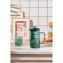 Karaca Valentina Borosilikat Cam French Press 1000 ml Green