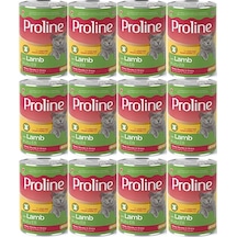 Pro Line Kuzu Etli Yetişkin Kedi Konservesi 12 x 400 G
