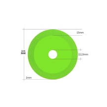 Rekotools -cam Seramik Taş Fayans Şişe Kesme Diski 115 Mm