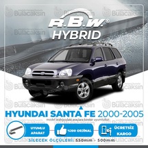 Rbw Hybrid Hyundai Santa Fe 2000-2005 Ön Silecek Takımı - Hibrit