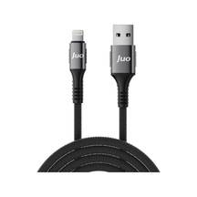 12w 2.4a Usb-a To Lightning İphone İpad İle Uyumlu Örgülü Hızlı Şarj Ve Data Kablosu 2 Metre