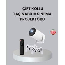 4k Wi-fi 6 Projeksiyon Cihazı 10.000+ Oyun Desteği, Kablosuz Bağlantı Ve Çoklu Giriş Portları