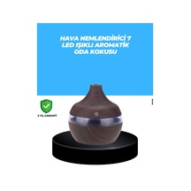 Mey İthalat 7 Renk Dinlendirici Led Işıklı Aroma Buhar Makinesi