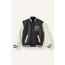 Defacto Kolej Yaka Bomber Tafta Mont Erkek Çocuk G9514a826aubk27 Siyah-bk27