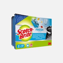 Scotch Brite Fresh Oluklu Çizmez Sünger 2'li