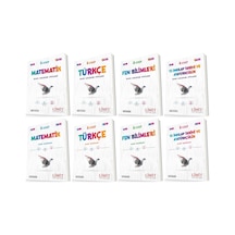 Limit 8. Sınıf Matematik + Türkçe + Fen + İnkılap Konu Föyleri + Soru Seti 8 Kitap 2023