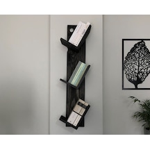 O&Awood Doğal Ahşap Kitaplık, Dekoratif Tasarım Ahşap Vintage Kitaplık, R (497955121)