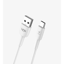 Linktech Type-c Şarj Kablosu 100cm - Yeni Nesil Android 3a Usb-a Tip-c Usb Şarj Kablosu
