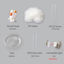 Kendin Yap Uçan Astronot Tasarımlı Gece Lambası