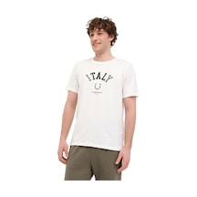 Lumberjack Erkek Kısa Kol T-shirt Ml Renato 11ıtl1030 5fx 101940309 Beyaz
