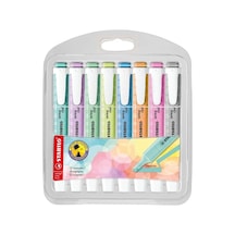 Swing Cool Fosforlu İşaretleme Kalem Seti, 8li, Pastel Renkler