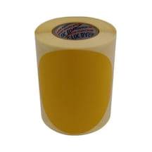 Kuşe Daire Renk Baskılı Çap Etiketi 100mm Daire Ölçülerinde Yuvarlak Çıkartma Sticker Ruloda 250 Adet Kendinden Yapışkanlı Rulo Etiketi Barkod Yazıcılar İle Uyumlu 40mm Kuka Sarı 124-Pembe