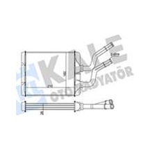 Kalorıfer Radyatoru Brazıng Alfa Romeo 147-156-gtv 01-
