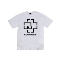 Rammstein Baskılı Unisex %100 Pamuk Beyaz T-shirt Beyaz Rammstein Baskılı Unisex %100 Pamuk Beyaz T-shirt Beyaz