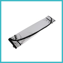 Bezos Metalize Ön Cam Oto Güneşlik Büyük 140x70cm Gri Dfnbez
