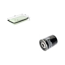 Bosch Filtre Bakım Seti Toyota Camry 2.4 2002-2007 Hava + Yağ Filtre