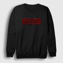 Presmono Unisex Logo V2 Kreator Sweatshirt Siyah
