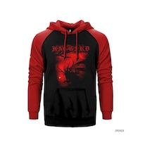 Haggard Monster Kırmızı Renk Reglan Kol Sweatshirt / Hoodie
