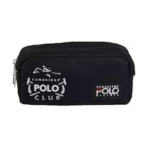 Cambridge Polo Urban Çift Bölmeli Kalem Çantası Siyah 3023 Çok Renkli