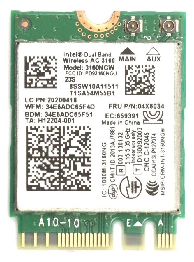 Lenovo G50-80 80l0 Wifi Kartı