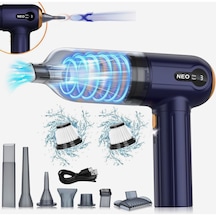 Şarjlı Araç Süpürgesi 3 Kademeli Süper Çekim Gücü 2in1 18.000pa