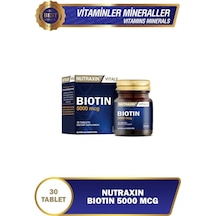 Nutraxin Biotin 5000 Mcg 30 Tablet 2 Adet