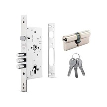 Kale Monoblok Çelik Kapi Kilidi 60 Mm Nikel