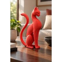 Kedi Anıtı Figürlü Dekoratif Biblo 16261456