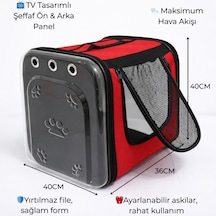 Vg Premium Tv Model Kedi Ve Köpek Taşıma Çantası