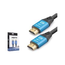 Nodar Nd4051 Hdmı 2.0 Kablo 4k 60 Hz Od 8.0 Mm 3 M Siyah Mavi Kdo