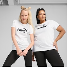 Puma Kadın Ess No. 1 Logo Tee Spor T-shirt - 68237002 Beyaz