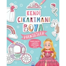 Kendi Çıkartmanı Boya - Prensesler Altın Kitaplar
