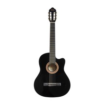 Valencia Vc104tcbk Klasik Gitar Cutaway Siyah Kesik Kasa - Sa