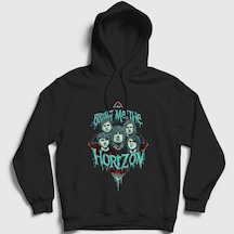 Presmono Unisex Band Bring Me The Horizon Kapüşonlu Sweatshirt Siyah