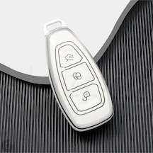 Ford Focus Fiesta Mondeo Kuga C Max B Max S Max Transit Tpu Anahtar Kılıfı Beyaz