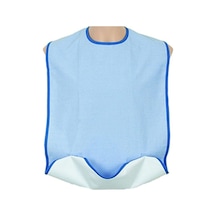 Ata Exclusive Fabric Cepli Çıtçıtlı Sıvı Geçirmez Yıkanabilir Yetişkin Hasta Yemek Önlüğü